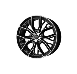 MOMO italy Massimo matt black polished R18 W8 PCD5x108 ET42 DIA72.3
