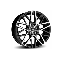MOMO italy Avenger black matt polished R17 W7 PCD5x112 ET40 DIA72.3