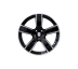 W1059 glossy black polished - фото 1