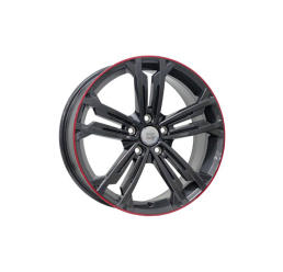 W471 anthracite lip red