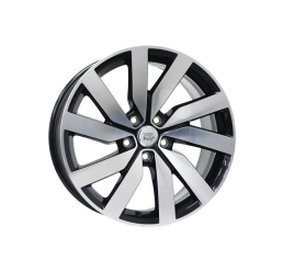 WSP Italy W468 glossy black polished R18 W8 PCD5x112 ET44 DIA57.1