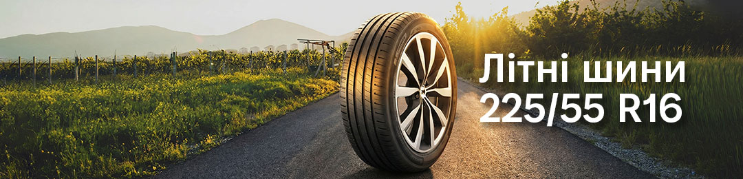 літні шини 225/55R16 в ProKoleso.ua