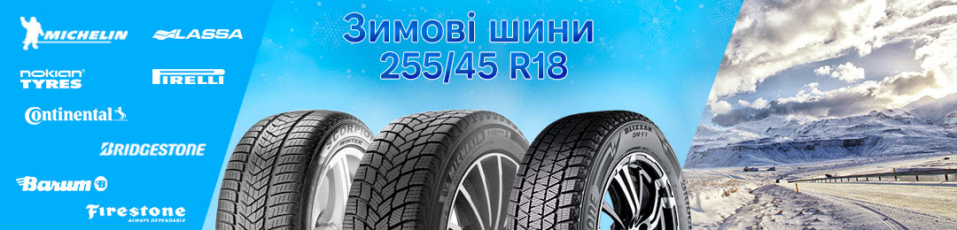 зимові шини 255/45 R18