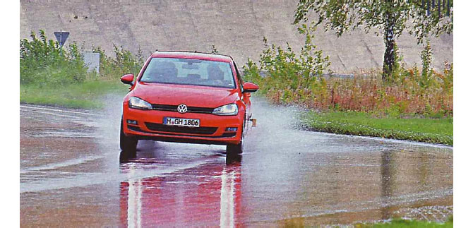 Управляемость на мокрой дороге