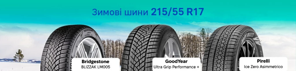 Зимова гума 215/55 R17 в Проколесо