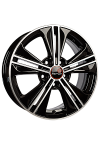 Купить шины Vector 106 BLACK POLISHED R16 W6.0 PCD5x114.3 ET43 DIA67.1